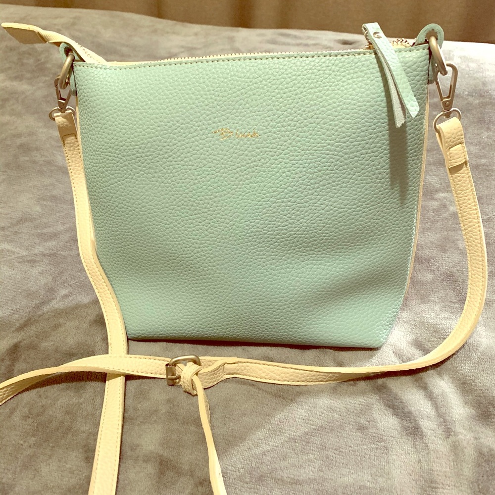 Blush crossbody bag